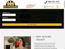 Tablet Screenshot of movingsquad.com
